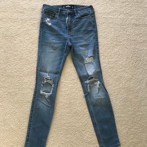 Hollister Jeans high rise super skinny crop